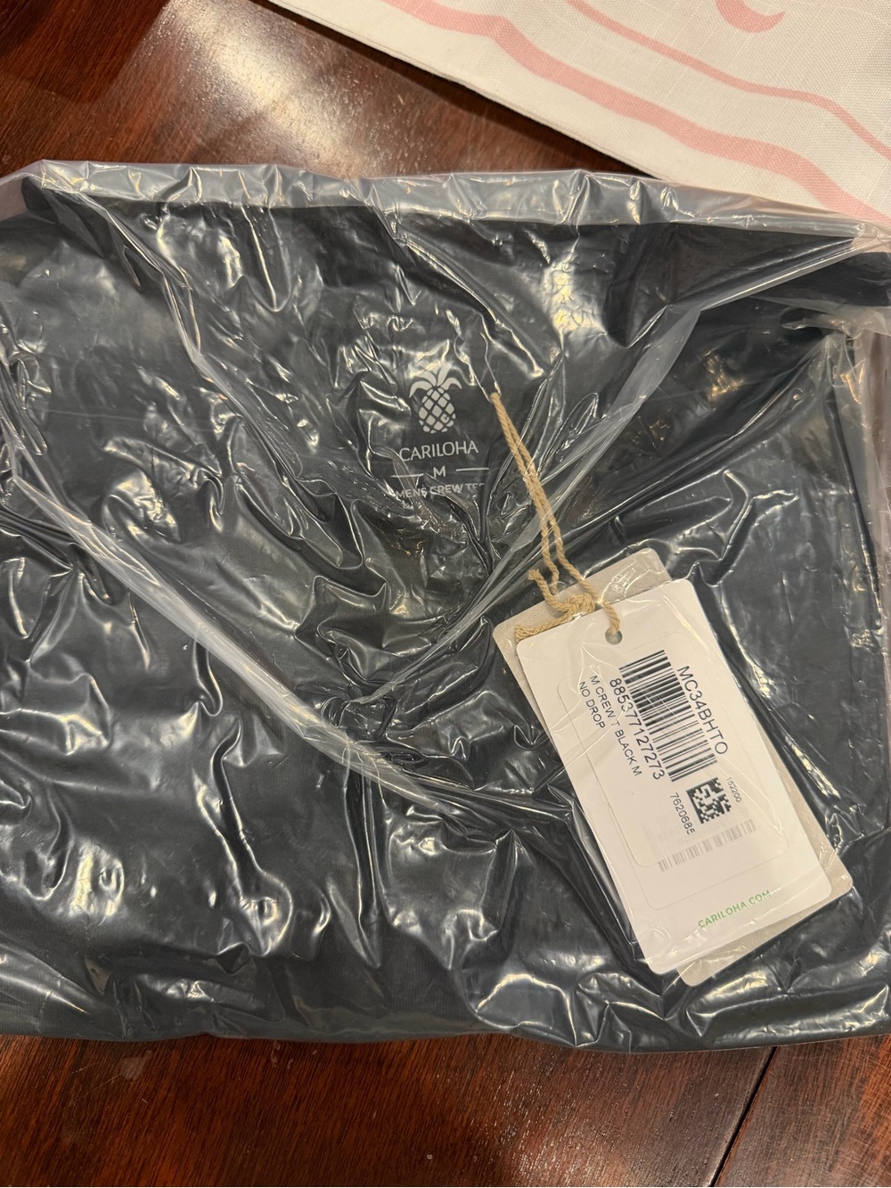 NWT Cariloha Black Crew Tee with Tag